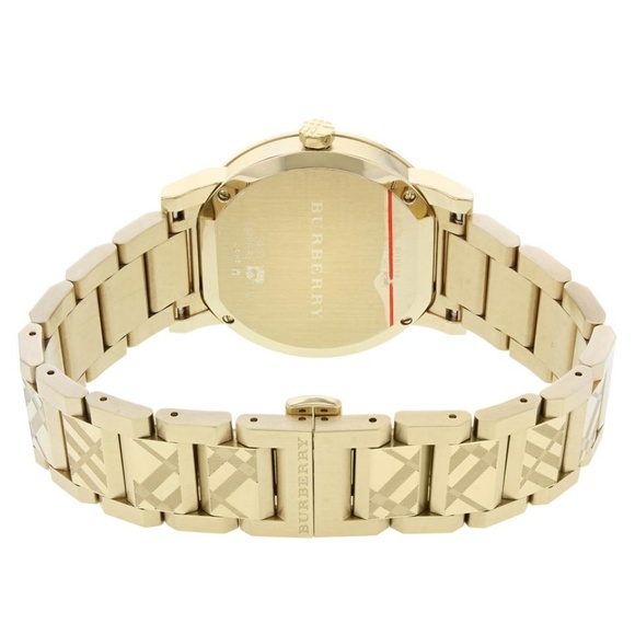 Burberry Gold The City Plated Steel Watch BU9038 main image 7